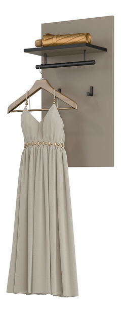 Věšákový panel Crossroad H C03 (congo + černá)