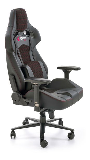 Herní křeslo Balgur (tmavě šedá + černá)