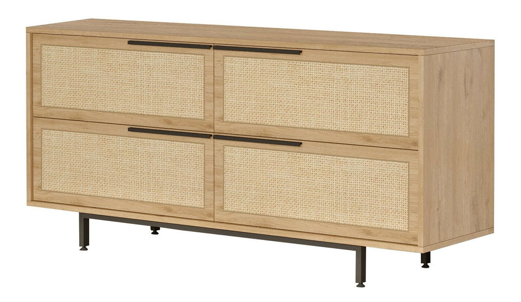 Skříňka Otto 3 (Ořech + Dub)