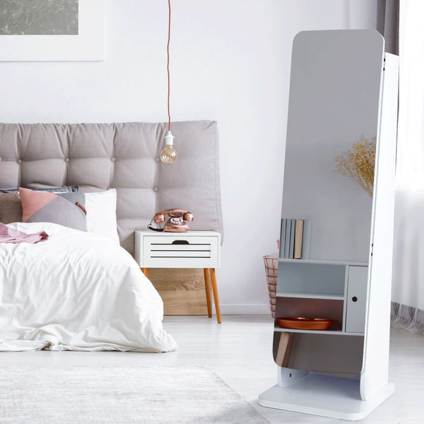 Zrcadlo s úložním prostorem Diada