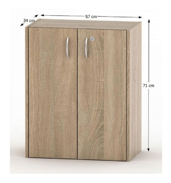 Skříňka Asista AS 011 dub sonoma