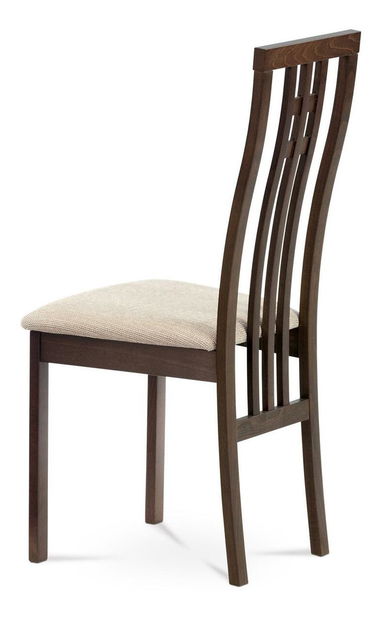 Jídelní židle Bebidas (ořech + béžová)