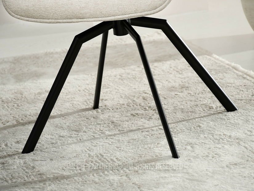 Jídelní židle Lowie (béžová + černá)