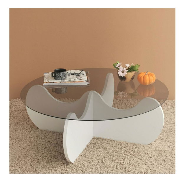 Konferenční stolek Hilda (bílá)