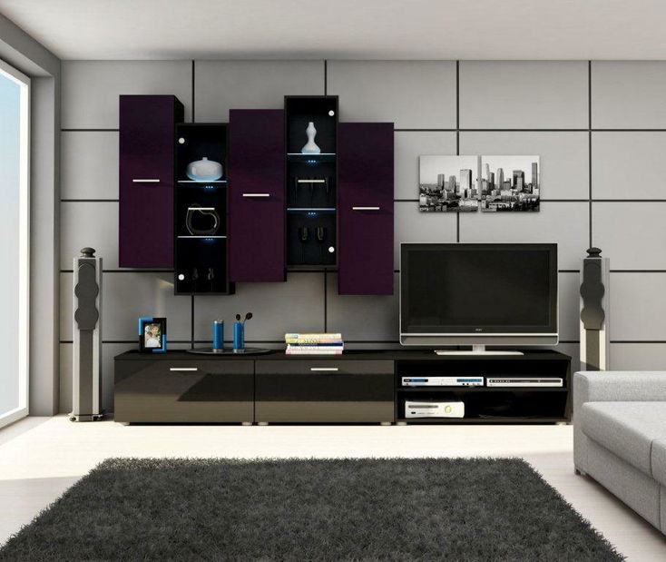 Obývací stěna Piano 8