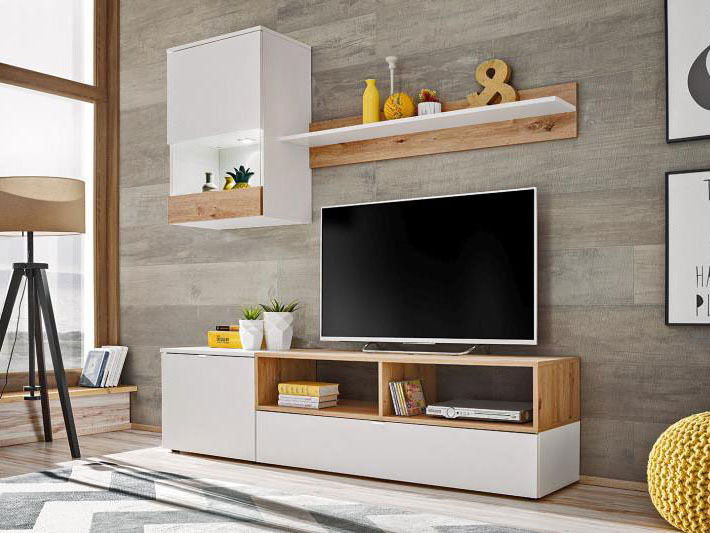 Obývací stěna Mana (bílá)