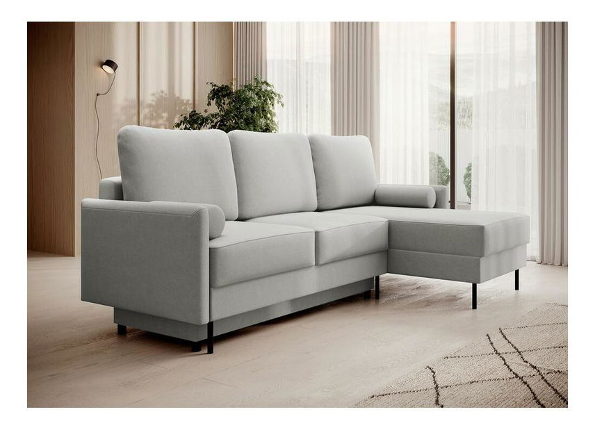 Rohová sedací souprava Toblera L (šedá)