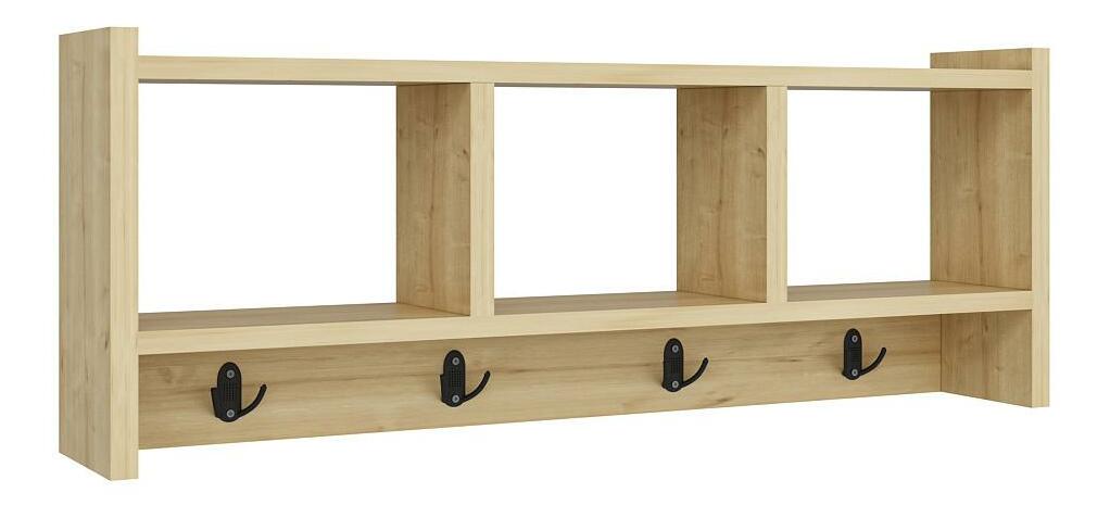 Nástěnný věšák Dekube 1 (dub safírový)