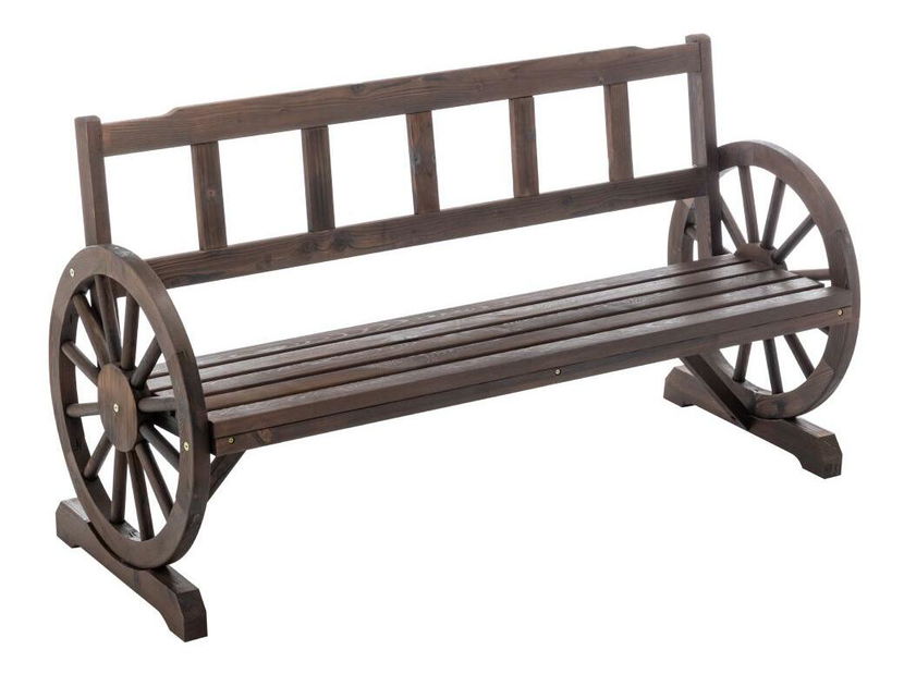 Zahradní lavička Sibu 2 (hnědá)