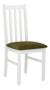 Jídelní židle Dalam X (bílá + olivová)