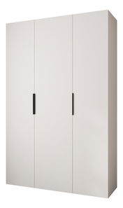 Šatní skříň 160 cm Carmela 50-4 (bílá + černá)