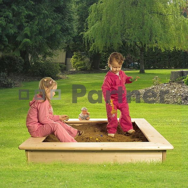 Zahradní pískoviště s poklopem
