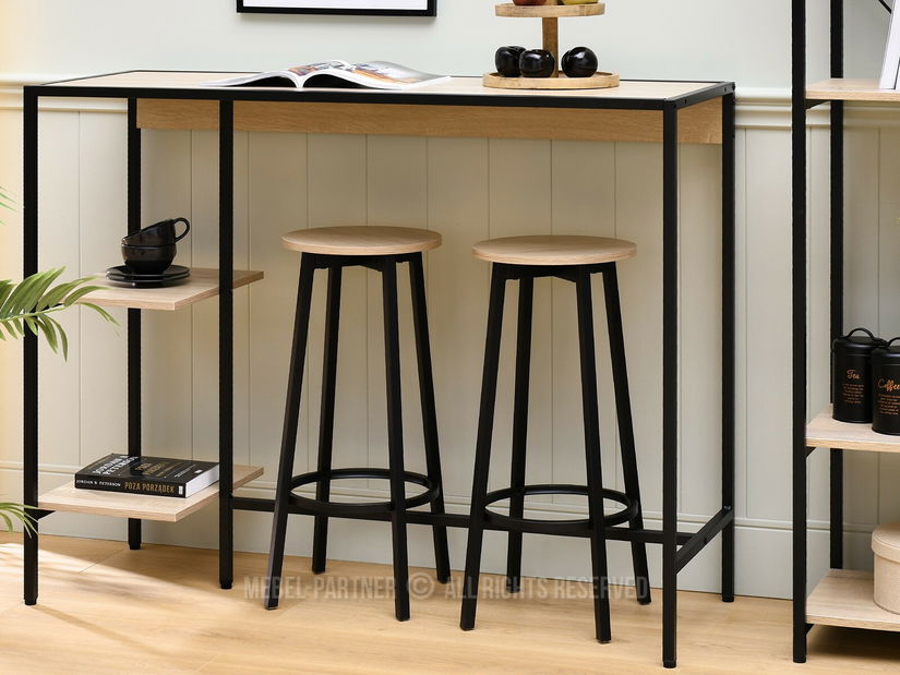 Barová židle Boredom (černá)