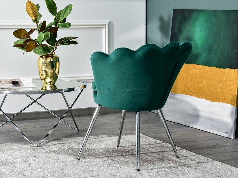 Křeslo Lasair (zelená + černá)