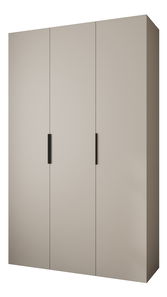 Šatní skříň 150 cm Carmela 40-4 (kašmír + černá)