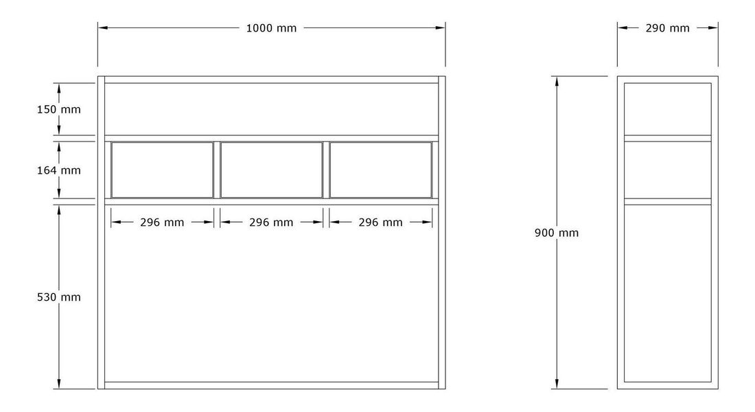 Konzolový stolek Guarde (travertin)