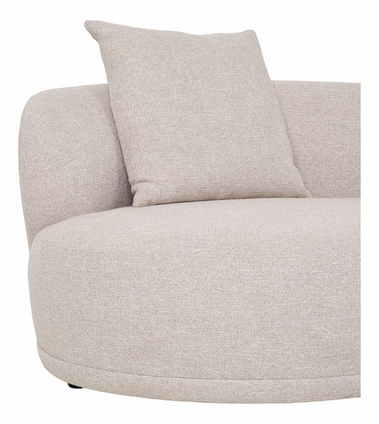 Rohová sedací souprava (P) Kaveria (přírodní)