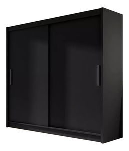 Šatní skříň Baker (černá)