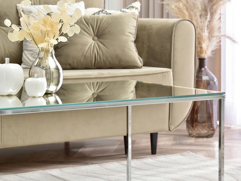 Konferenční stolek Bella Xl (chromová)