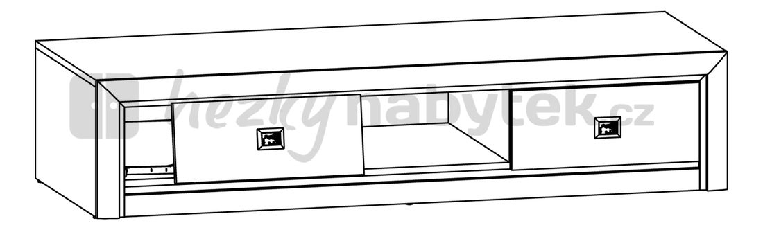 TV stolek BRW Koen RTV2S