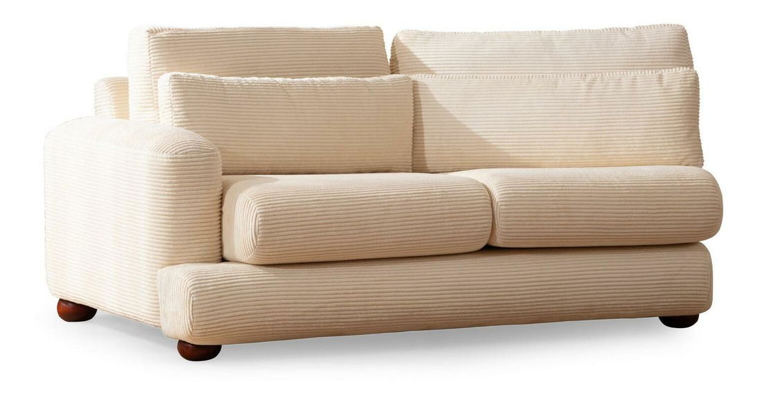 Pohovka čtyřsedačka Riverolla (P) (béžová)