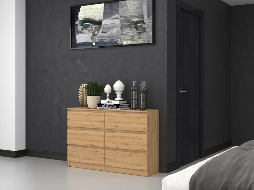 Komoda Musecalo 6 120 (dub artisan)