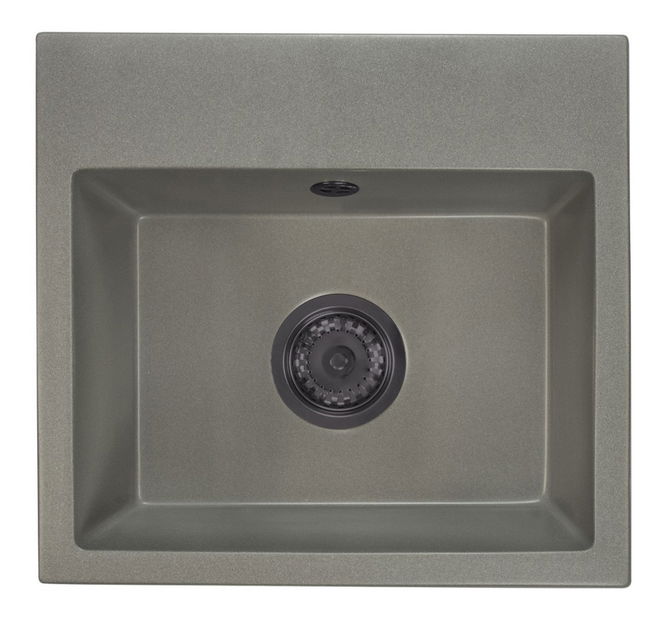Kuchyňský dřez Donius (šedá) (s 1 otvorem pro baterii)