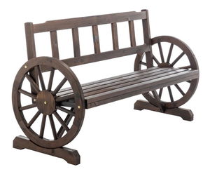 Zahradní lavička Sibu 2 (hnědá)