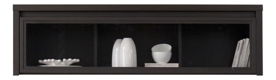 Vitrína na stěnu BRW Kaspian SFW1W/140 (Wenge)