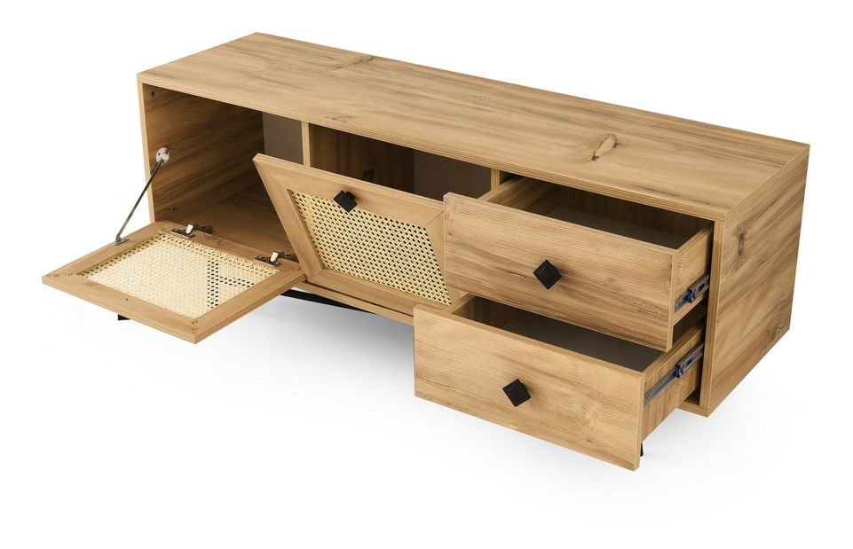 TV stolek/skříňka Bego 3 (Dub + Černá)