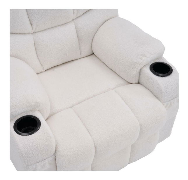 Masážní křeslo Hipocresias (bílá)