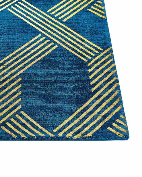 Koberec 140x200 cm VESCE (látka) (modrá)