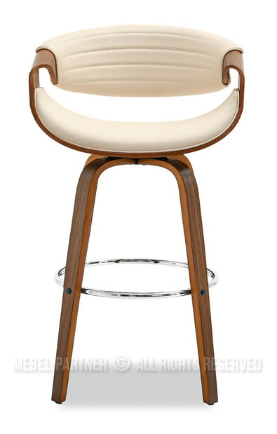 Židle Bjorn H (krémová + ořech)