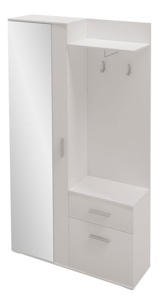 Předsíň Cless (alpská bílá) (se zrcadlem)