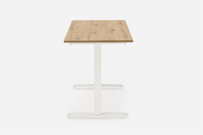 PC stolek Bush (dub zlatý + bílá)