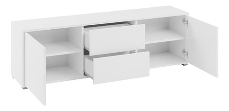 TV skříňka Alkyra 2D2SZ AK09 (bílá) *bazar