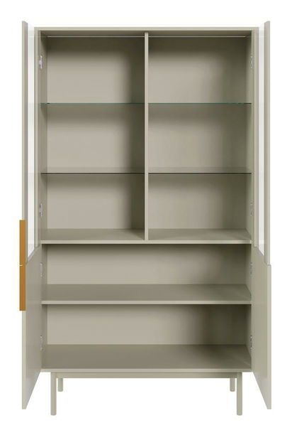 Vitrína Verdio V3 (sivobéžová)