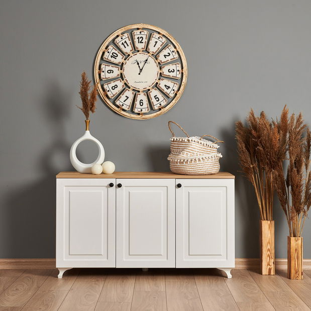 Komoda Tuvantille 11 (dub safírový + ořech)