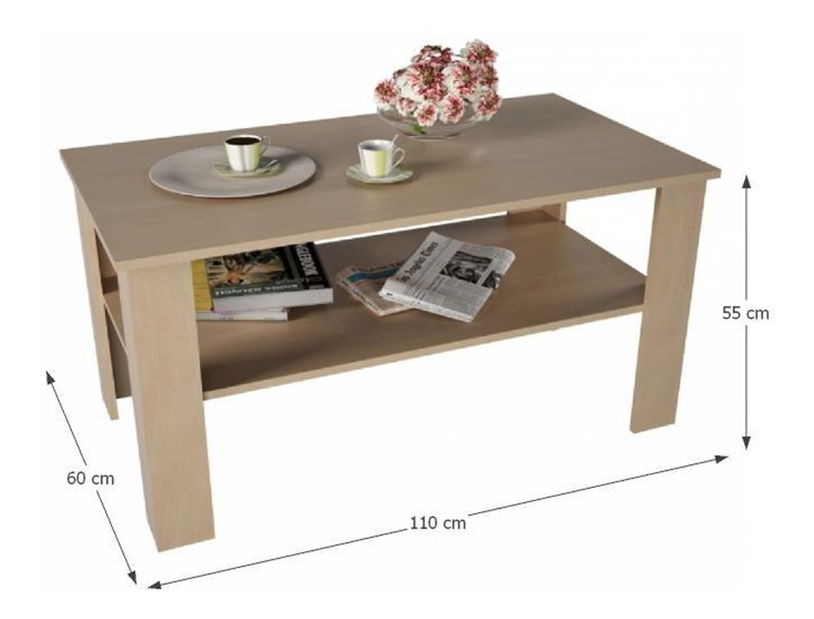 Konferenční stolek Gertha (buk)