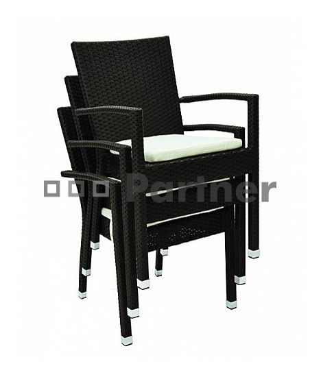 Zahradní sestava Napoli II. 1+6 (šedobéžová) (um. ratan)