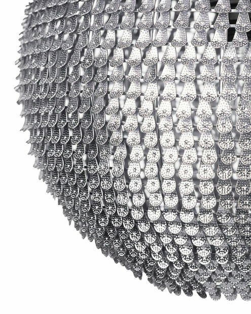 Závěsná lampa Siamo (stříbrná)