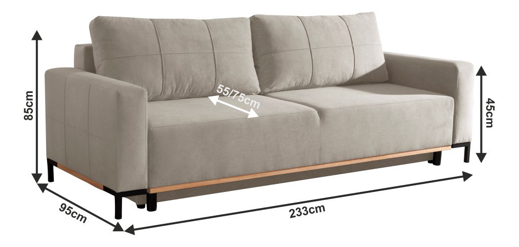 Pohovka Ronwo (béžová)