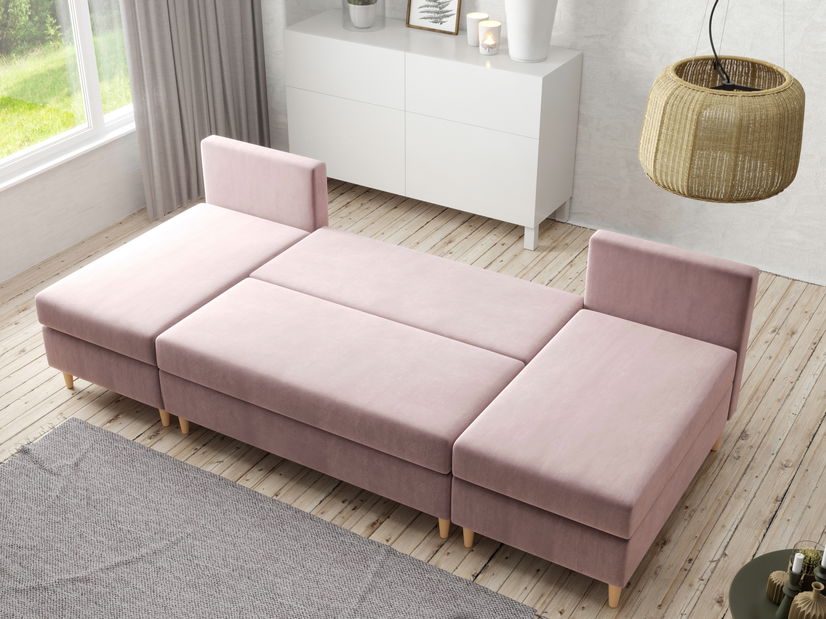 Rohová sedací souprava U Veron (šedá)