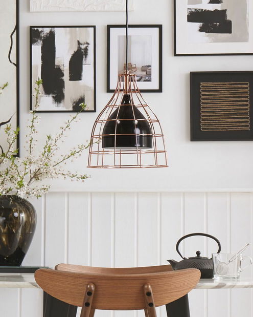 Závěsná lampa Tersa (černá)