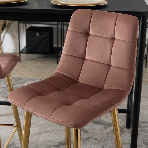 Jídelní židle Abisales (růžová)