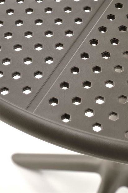 Zahradní stůl Caviar (khaki) (pro 2 osoby)