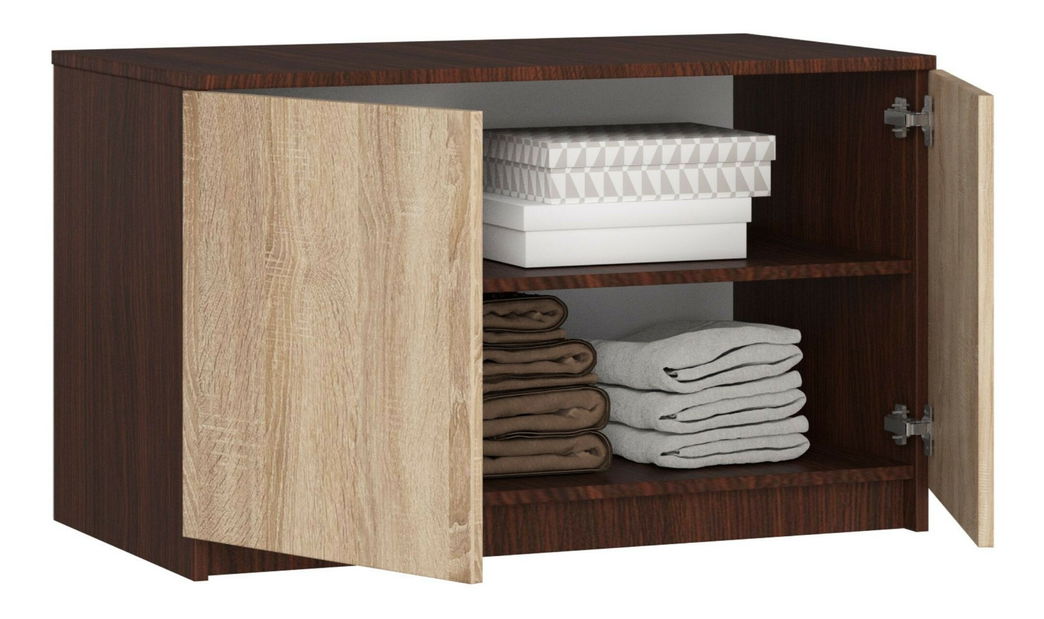 Nástavba na skříň Sashka (wenge + dub sonoma)