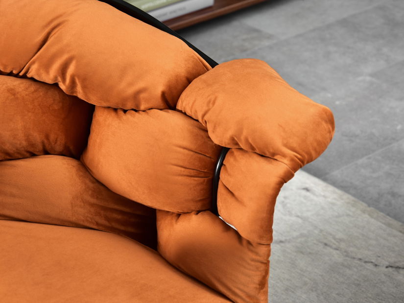 Pohovka dvousedačka Pegaban (černá)