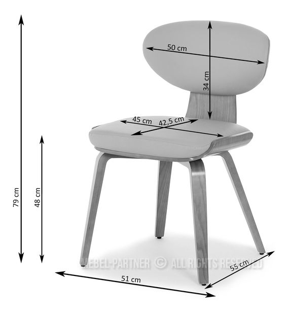 Židle Juliana (béžová + dub)