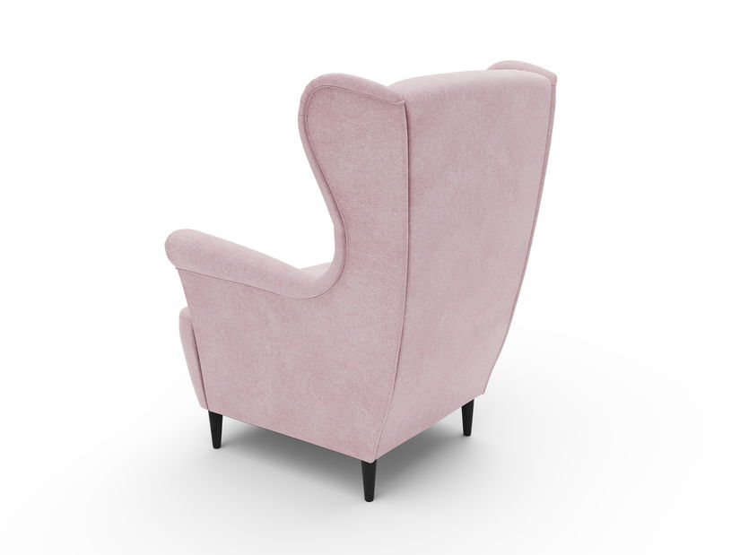 Křeslo ušák Ushabi (slaborůžová)